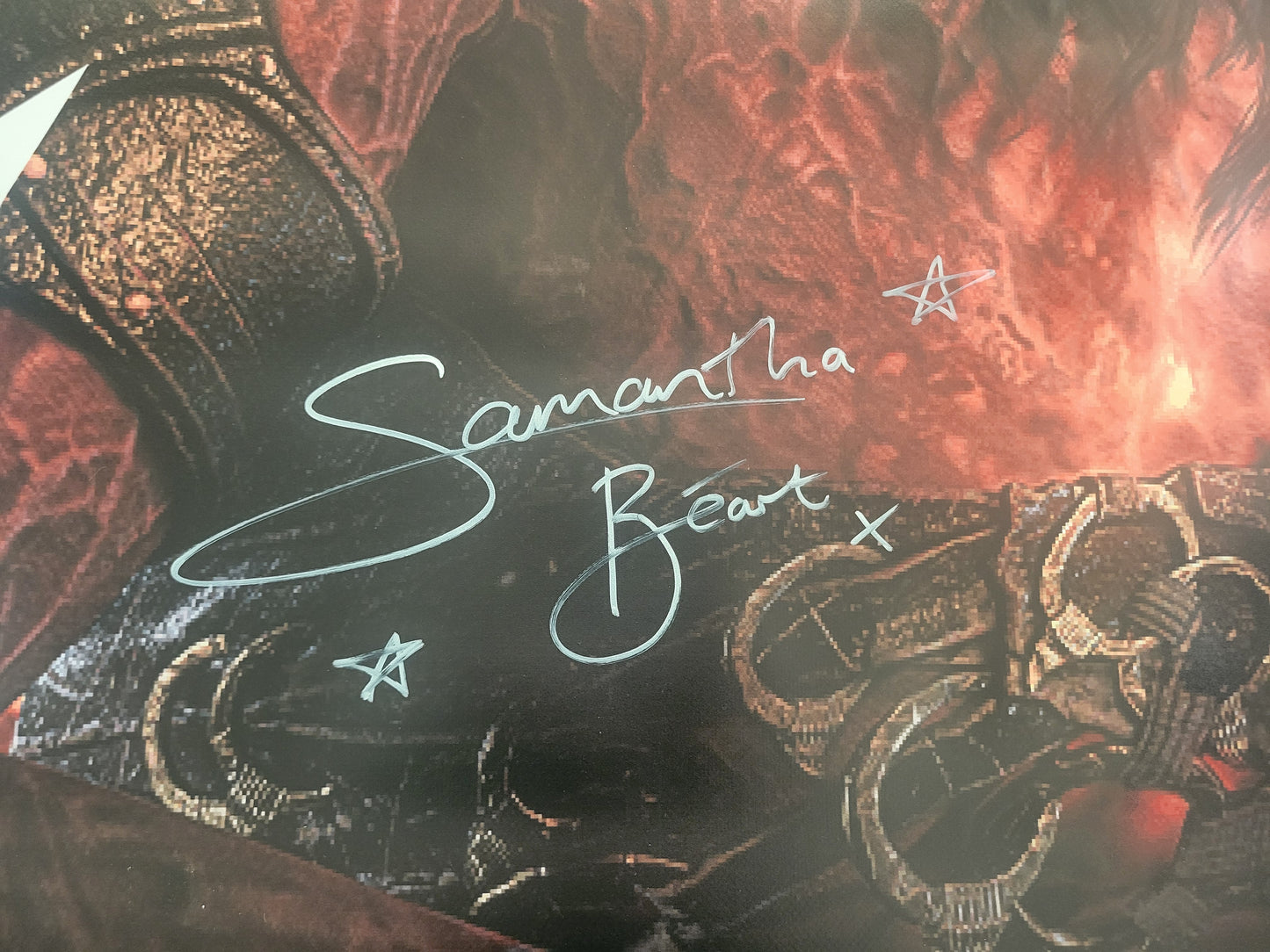 Samantha Béart signed large PVC banner - Heroes Comic Con 2025