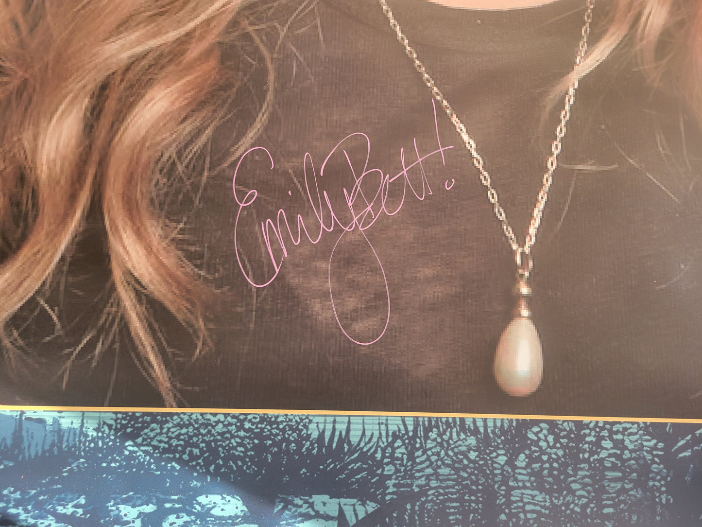 Emily Bett Rickards signed large PVC banner - FACTS Fall 2025