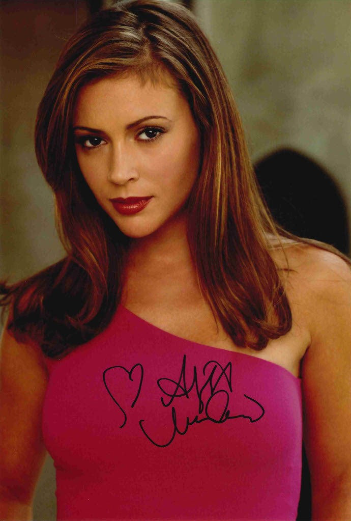 Alyssa Milano Autograph