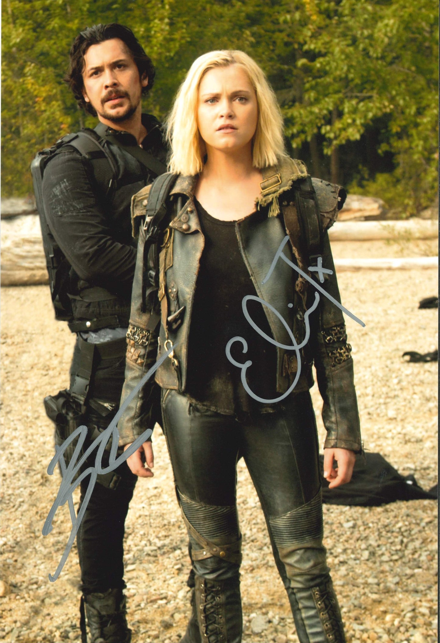 Bob Morley & Eliza Taylor Autograph