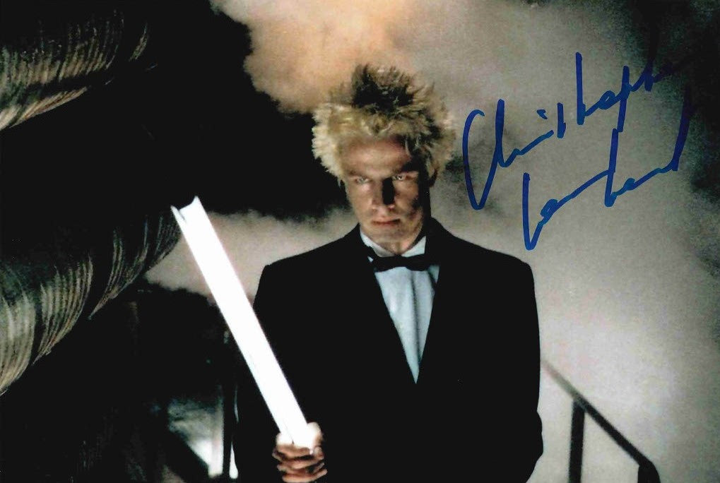 Christopher Lambert Autograph