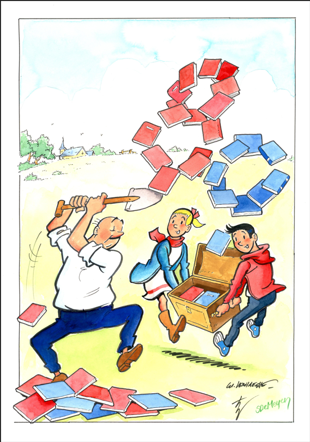 FACTS Suske & Wiske Live Art session by Thijs Wessels, Christian Verhaeghe & Sabine De Meyer (Make-A-Wish x FACTS)