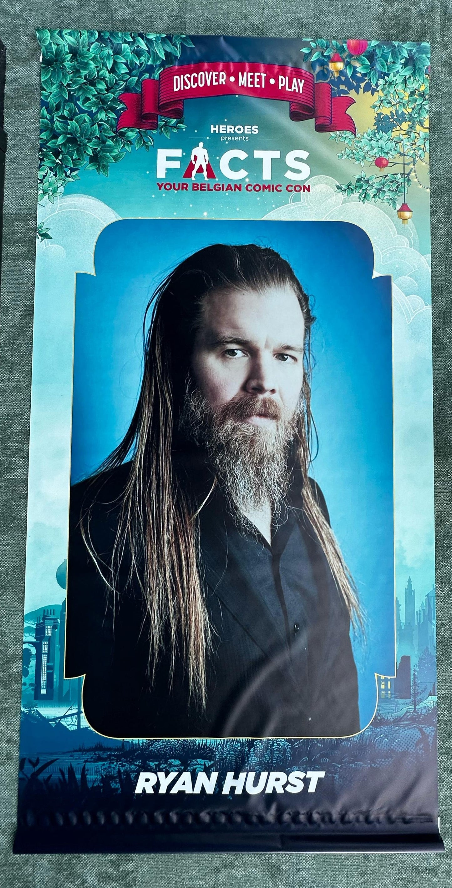 Ryan Hurst large PVC banner (unsigned) - FACTS Spring 2025