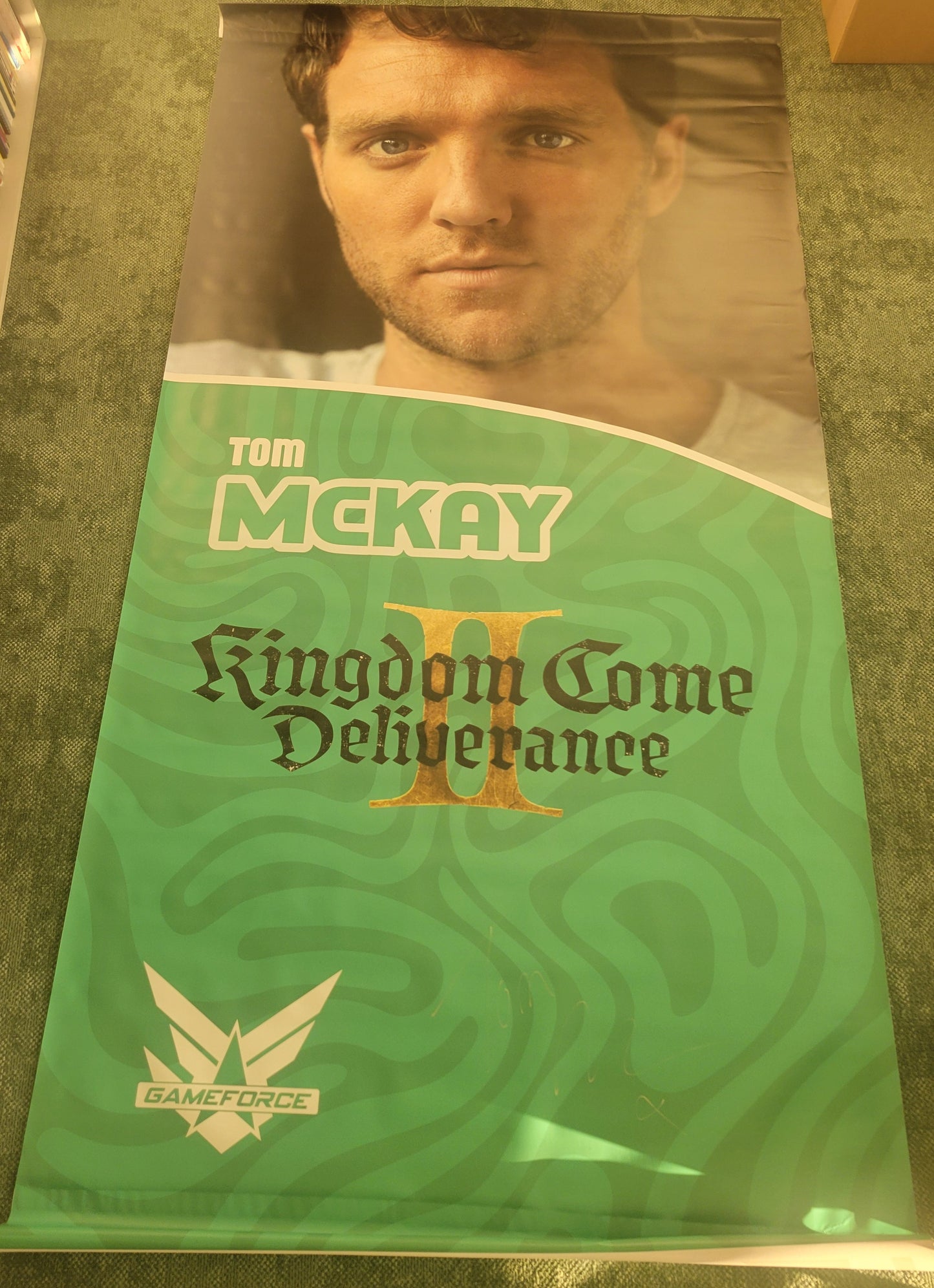 Tom McKay signed large PVC banner - Heroes Comic Con 2025