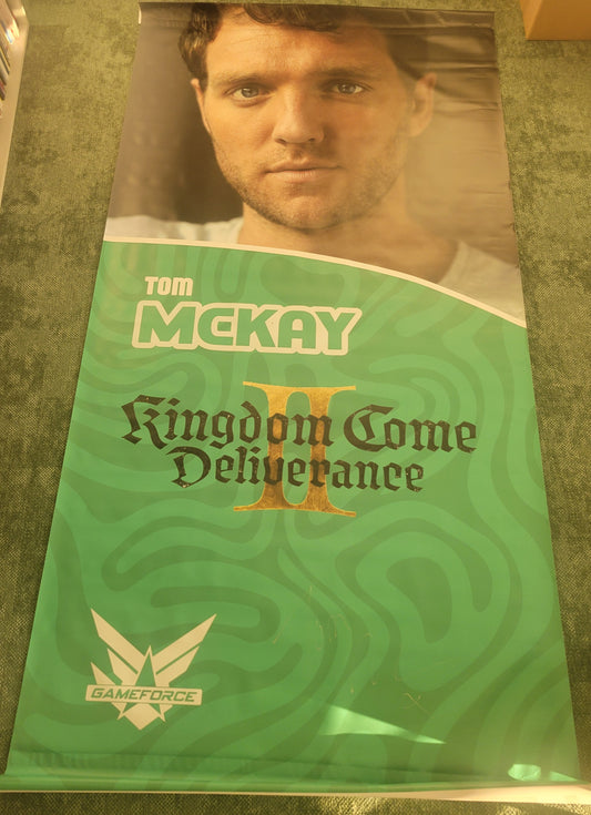 Tom McKay signed large PVC banner - Heroes Comic Con 2025