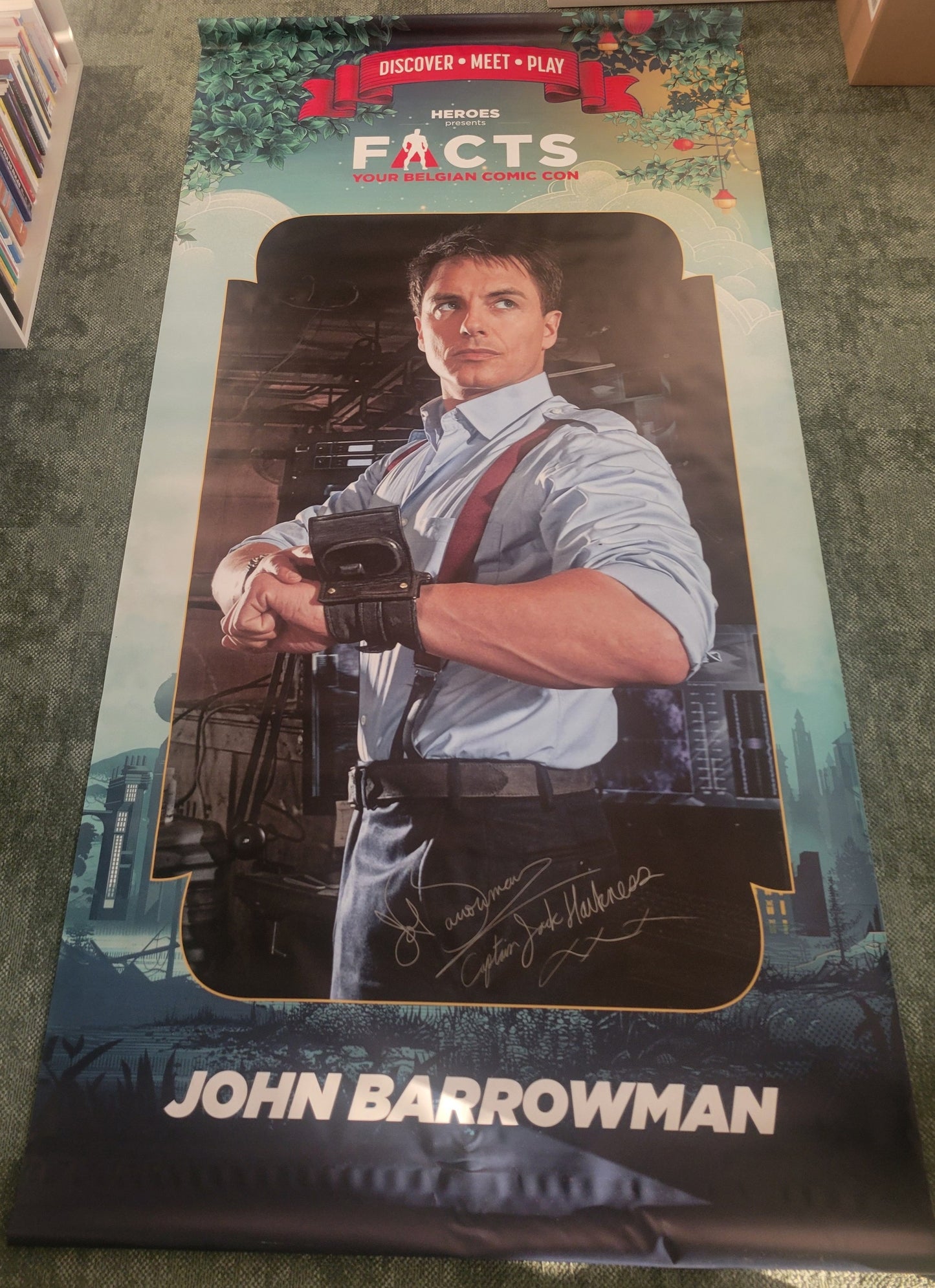 John Barrowman signed large PVC banner - FACTS Fall 2025