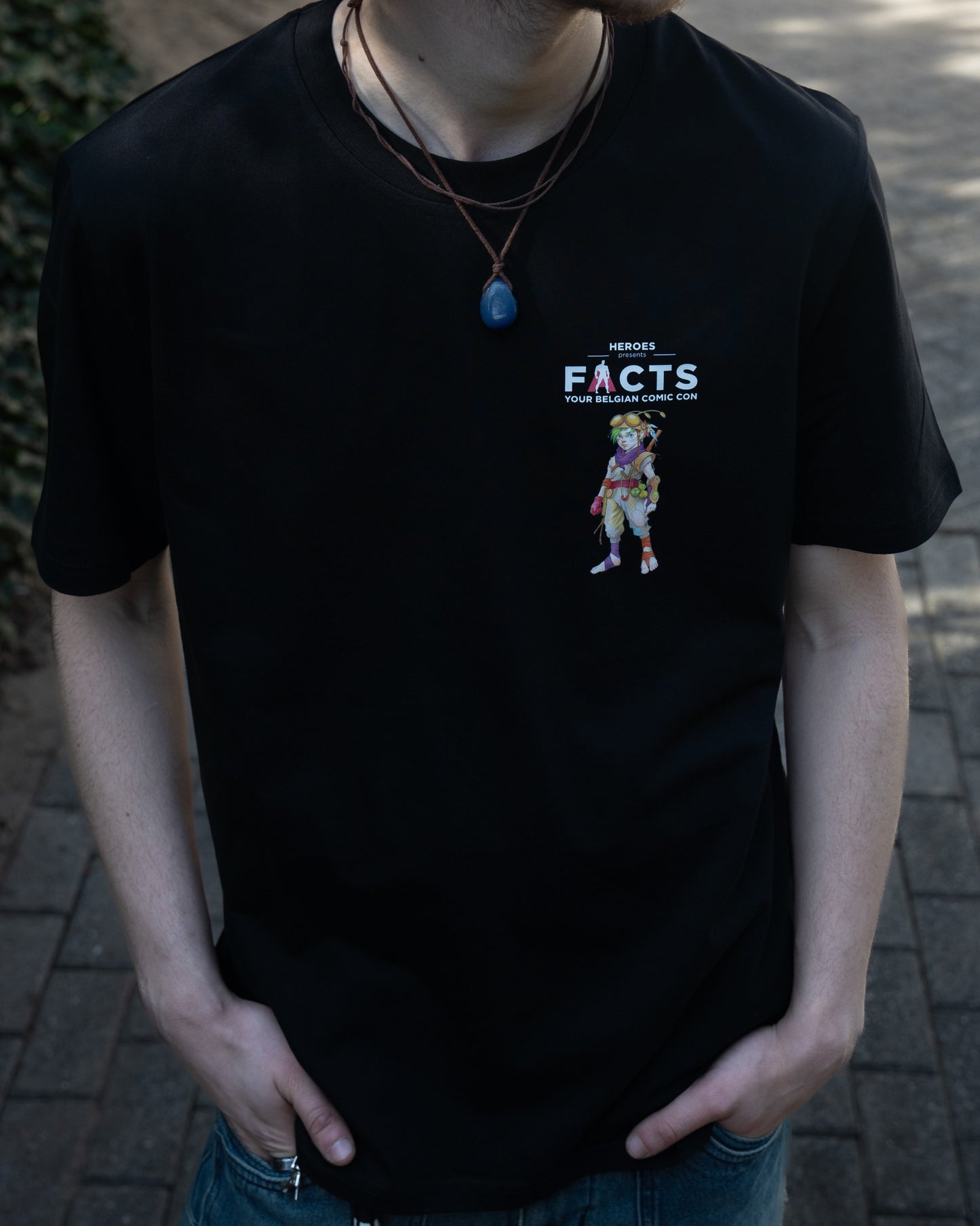 FACTS Merch Unisex T-Shirt Black/Green