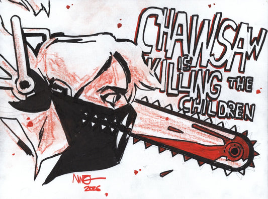 Antonio Fuso Original Art – Erica Slaughter (Something is Killing the Children) – 30x40cm - Charity Auction