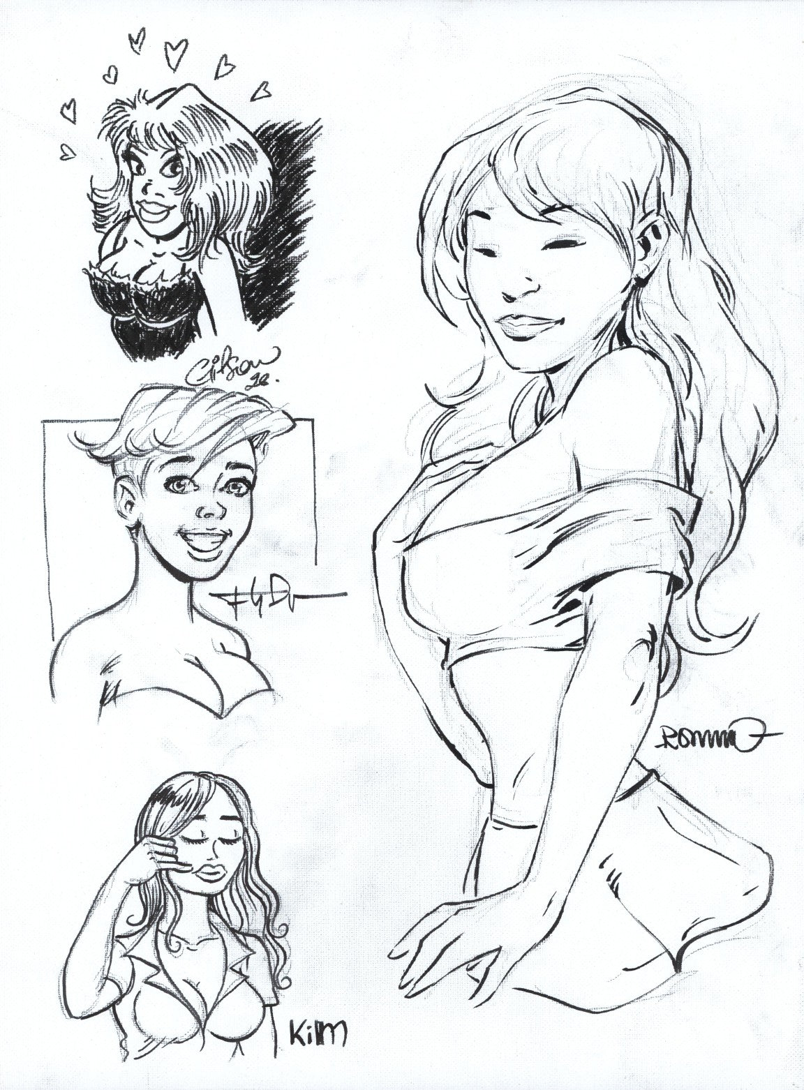Rooie Oortjes Original Art – Gilson, Drappier, Duchateau & Molenaar – Marker – 30x40 cm – Charity Auction
