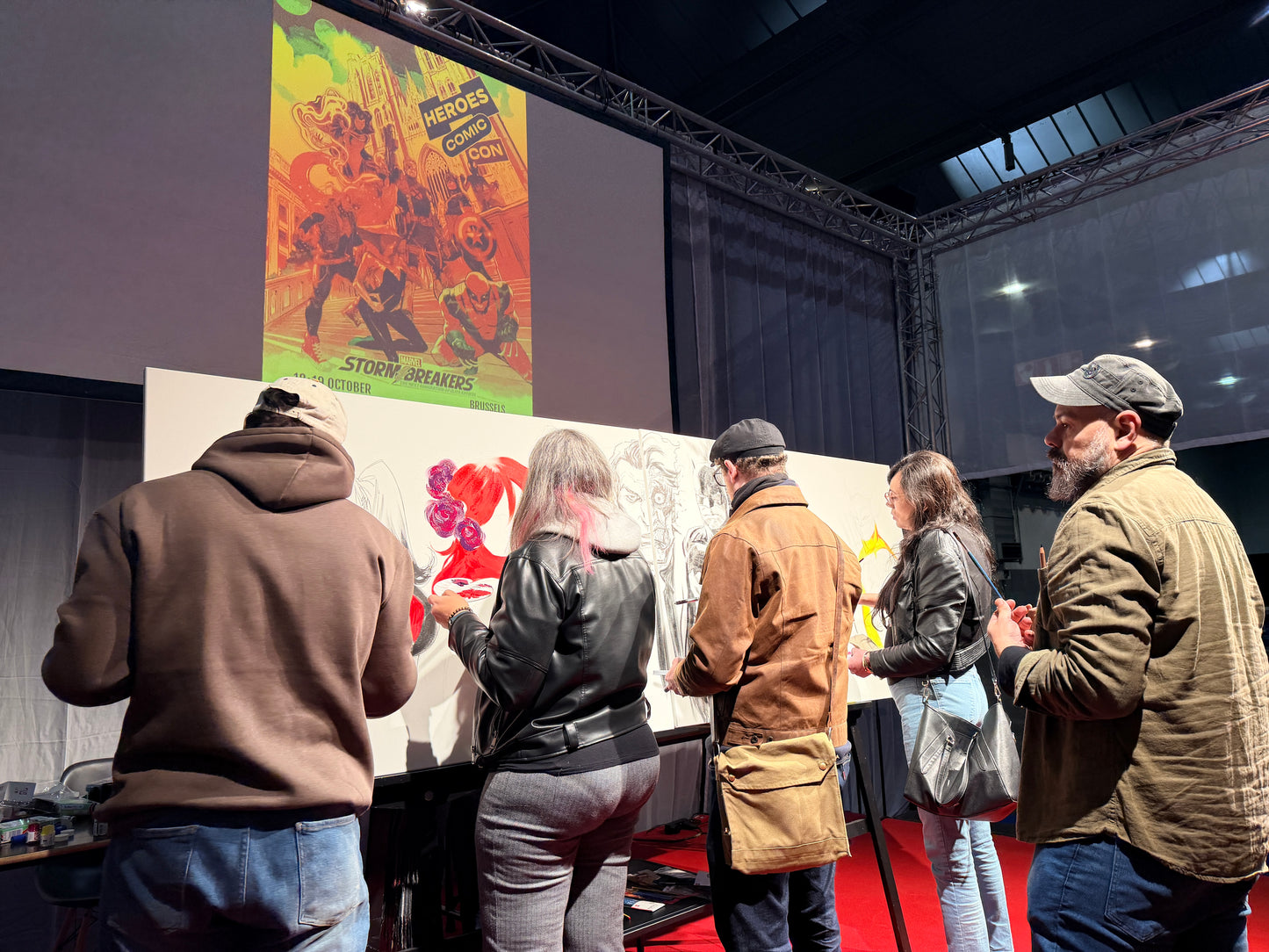 Heroes Comic Con Comic Artists Live Drawing: Brazil vs. Mexico vs. Italy (Make-A-Wish x Heroes Comic Con)