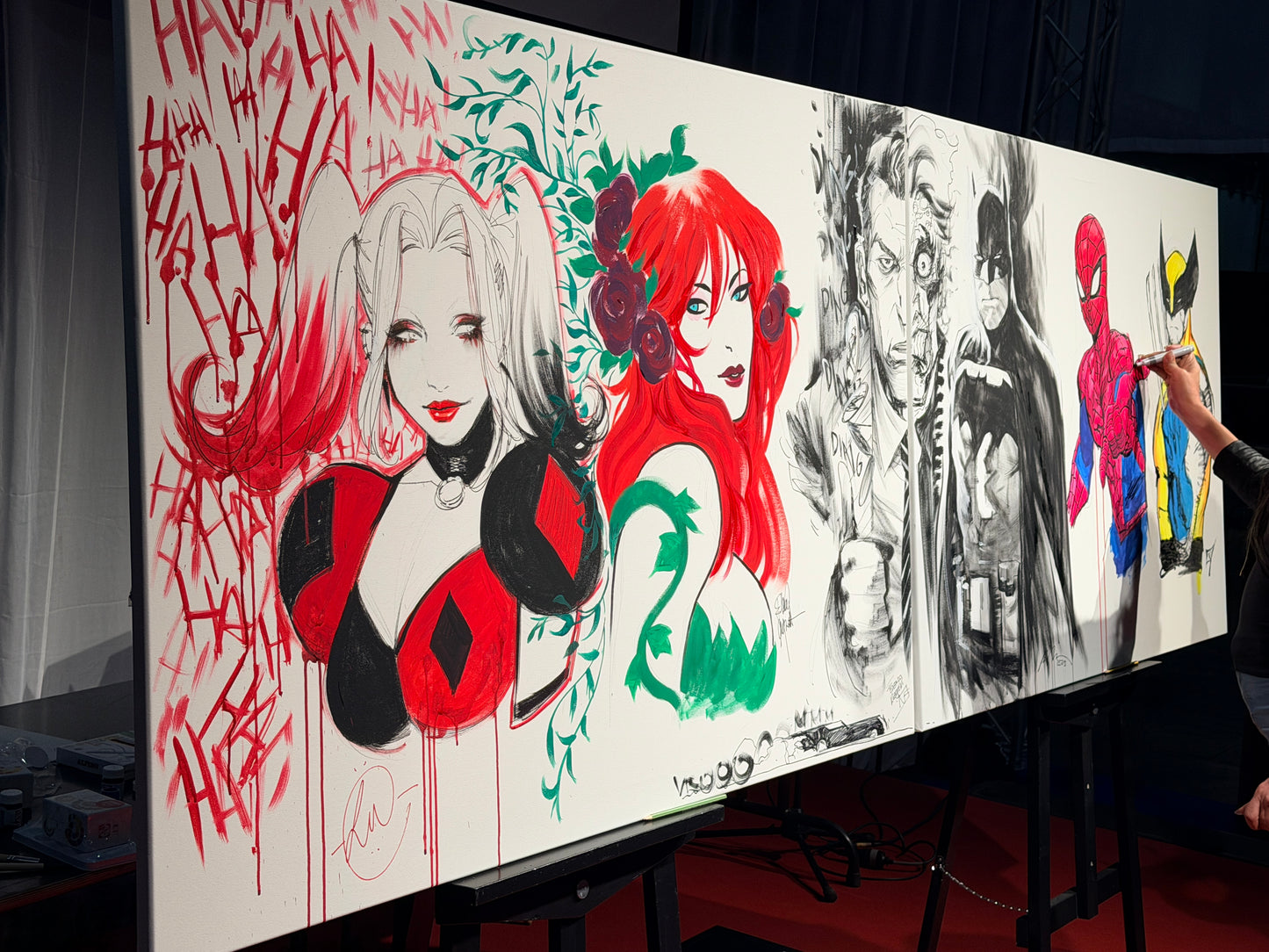 Heroes Comic Con Comic Artists Live Drawing: Brazil vs. Mexico vs. Italy (Make-A-Wish x Heroes Comic Con)