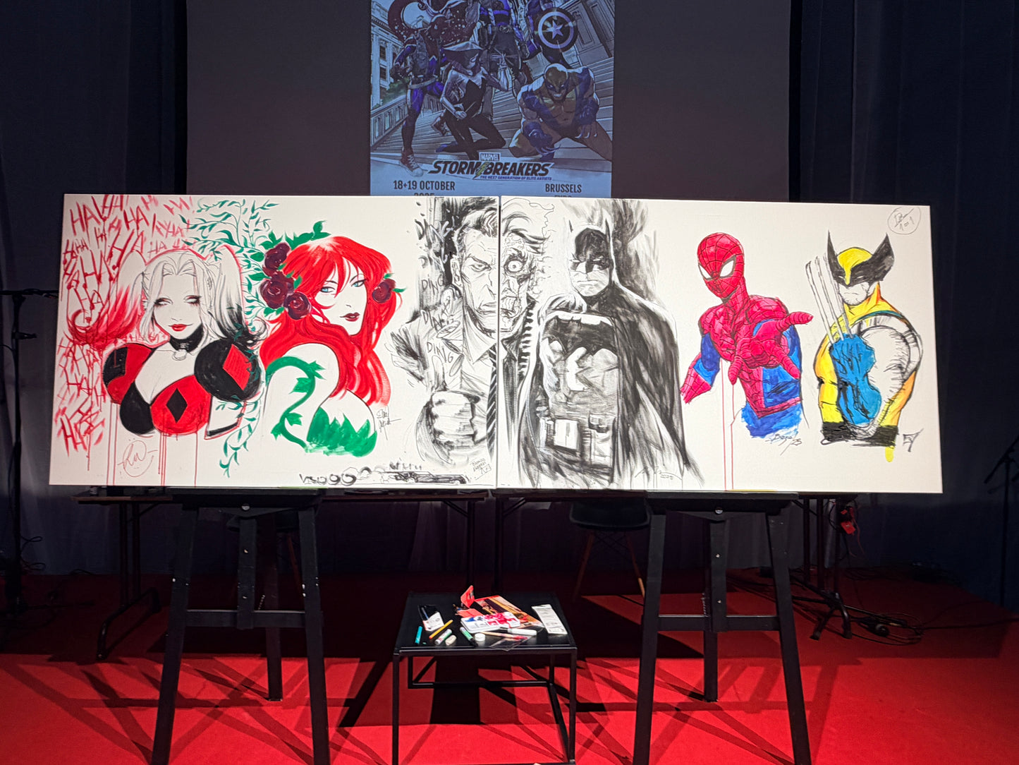 Heroes Comic Con Comic Artists Live Drawing: Brazil vs. Mexico vs. Italy (Make-A-Wish x Heroes Comic Con)
