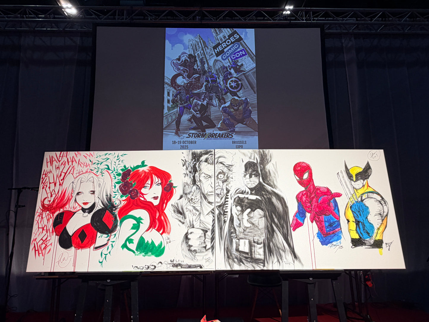 Heroes Comic Con Comic Artists Live Drawing: Brazil vs. Mexico vs. Italy (Make-A-Wish x Heroes Comic Con)