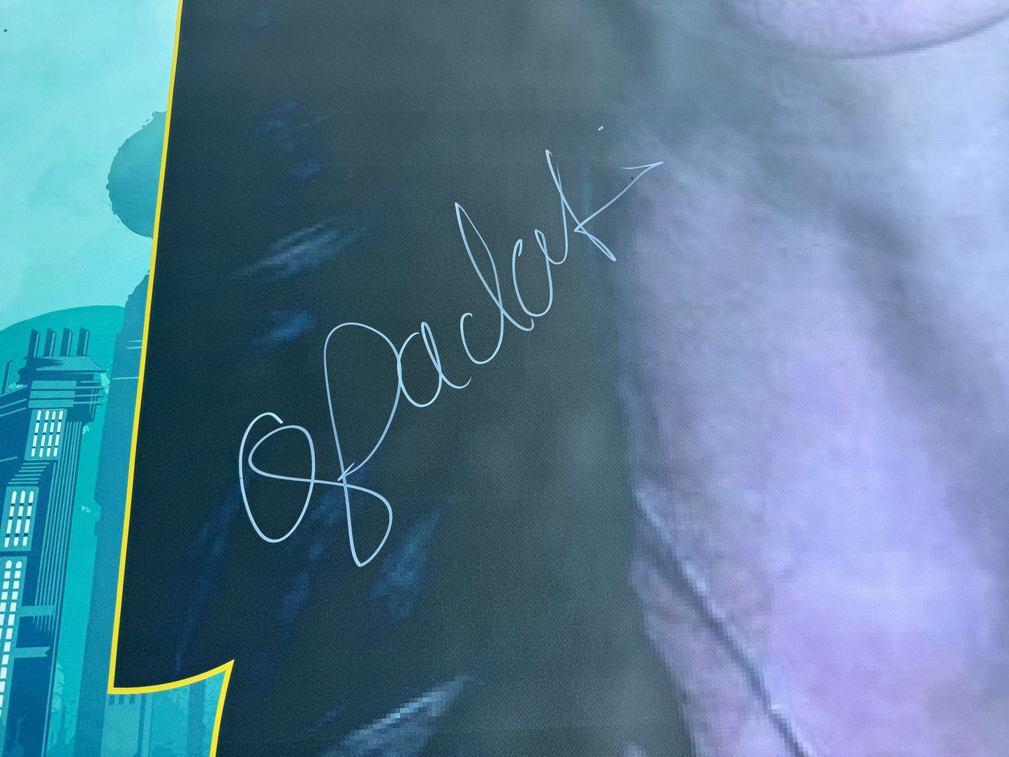 Genevieve Padalecki Auction signed large PVC banner - FACTS Spring 2026