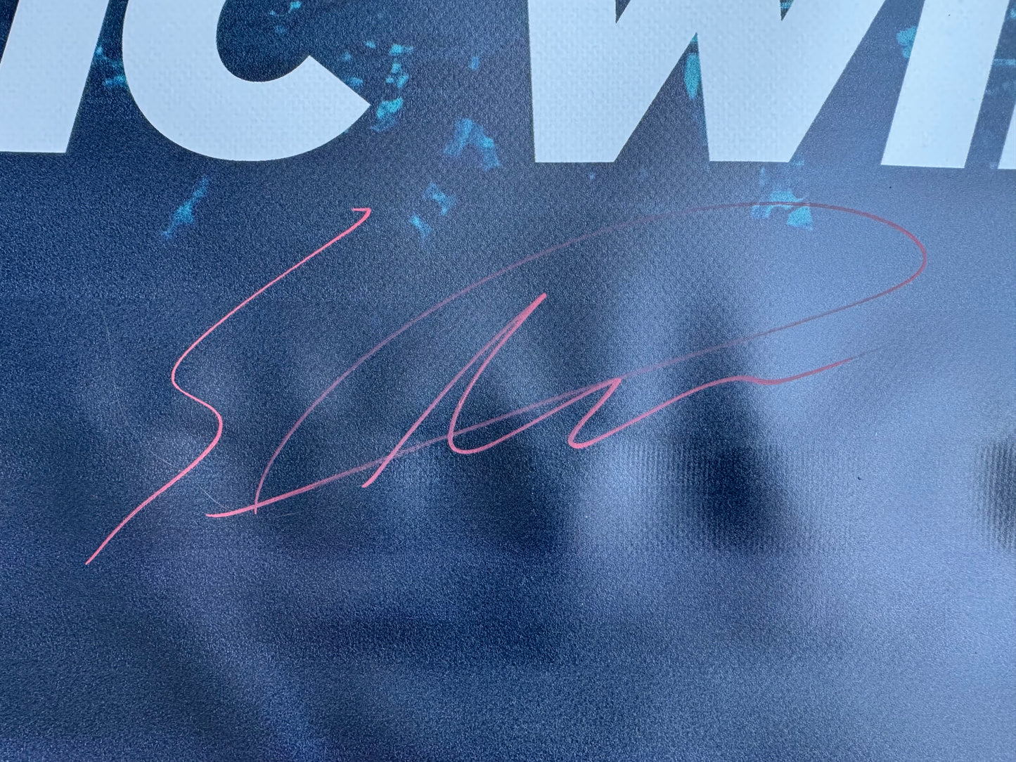 Eric Winter signed large PVC banner - FACTS Spring 2026