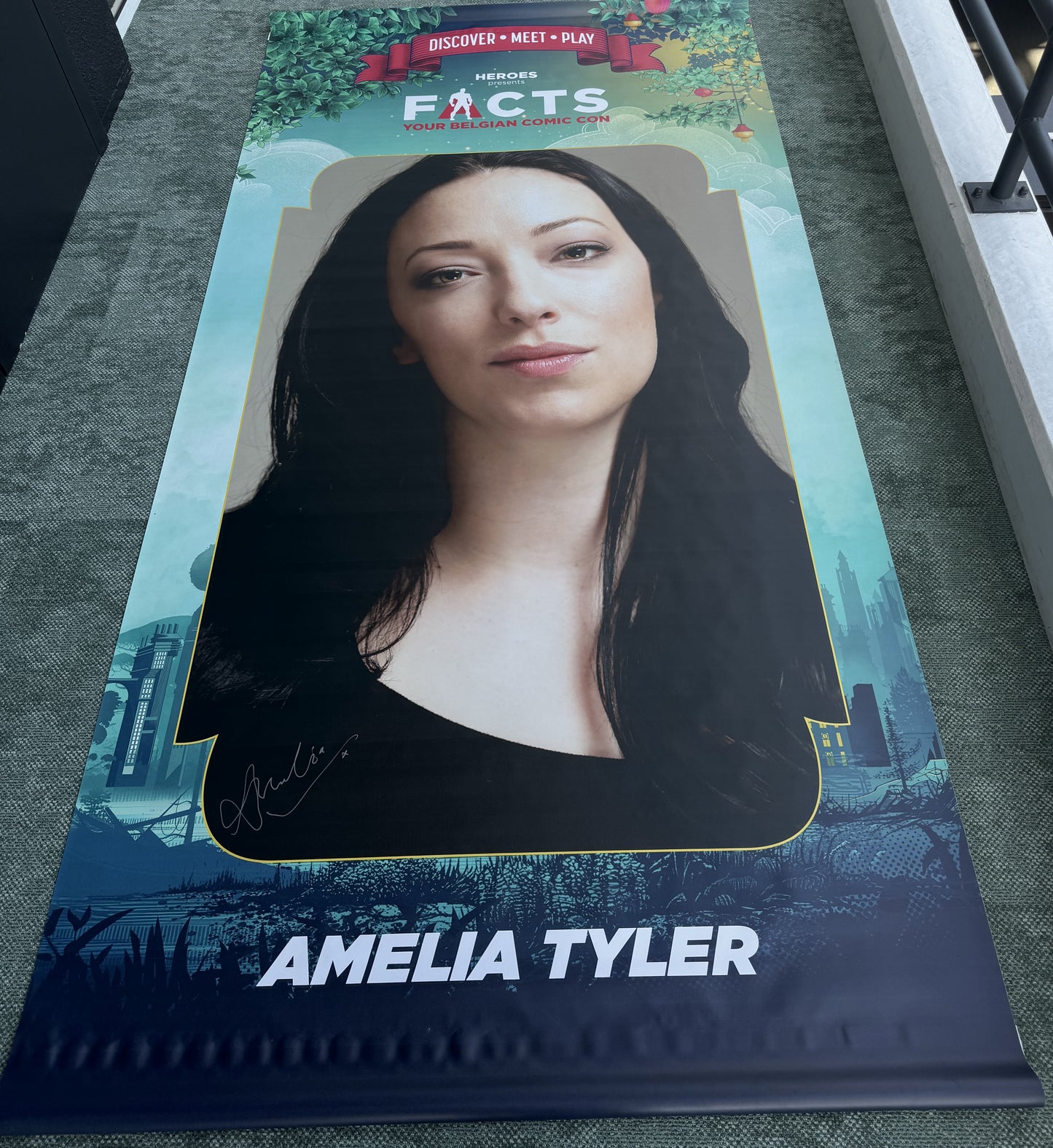 Amelia Tyler Auction signed large PVC banner - FACTS Spring 2026