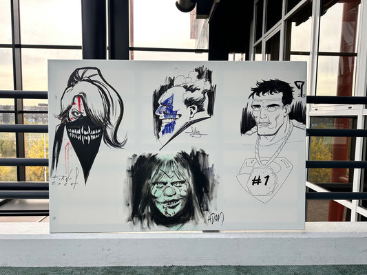 FACTS Live Art session by Jorge Fornés, Adam Gorham, Francis Portela, Javi Fernández & Dylan Teague (Make-A-Wish x FACTS)