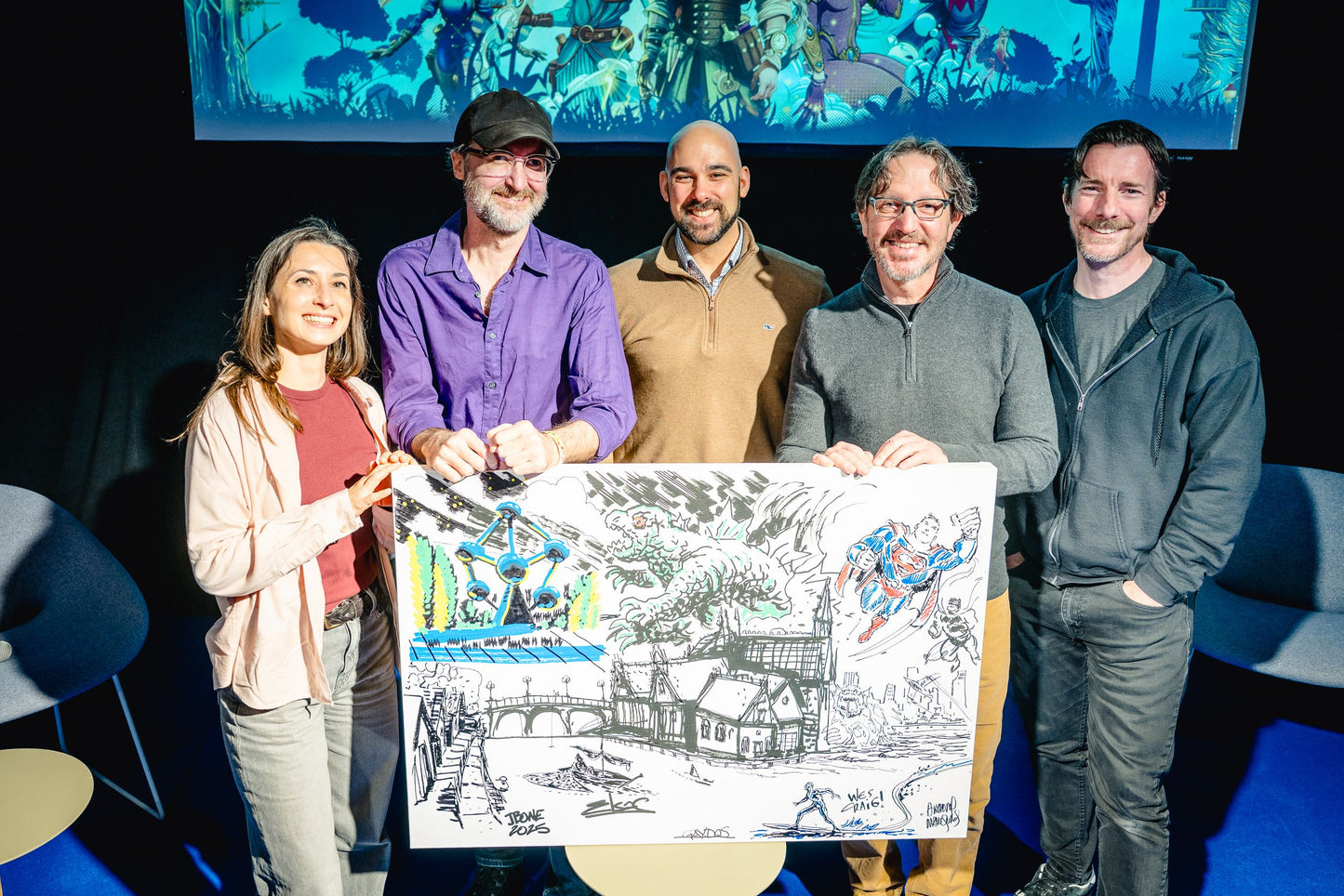 Artist Alley JAM art piece (Make-A-Wish x FACTS)